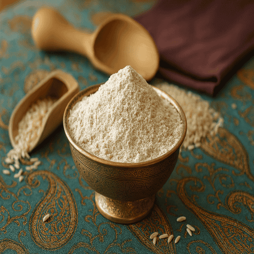 آرد برنج محصول کاسپین هرب، طبیعی و ارگانیک.