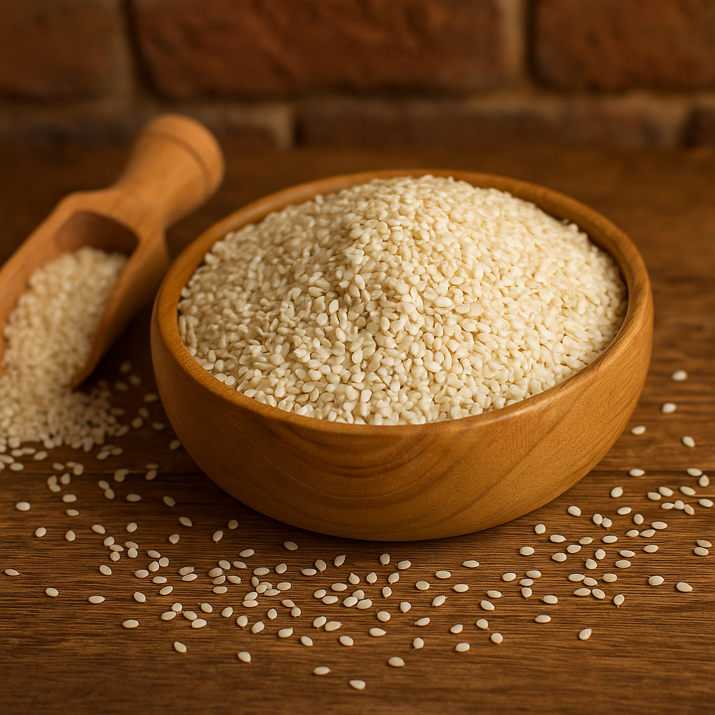 Konjed-Sefid عرضه و فروش محصول کنجد سفید