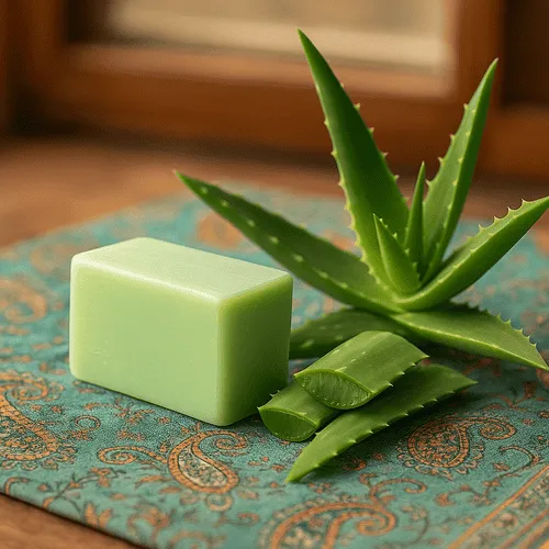 صابون آلوئه‌ورا رفع خشکی پوست و تقویت مو