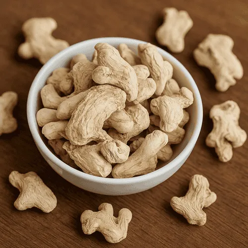 زنجبیل قلم تقویت سیستم ایمنی و مناسب پوست و مو. کمک به دستگاه گوارش