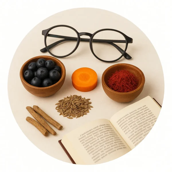 گیاهان مقوی بینایی و افزایش قدرت چشم.